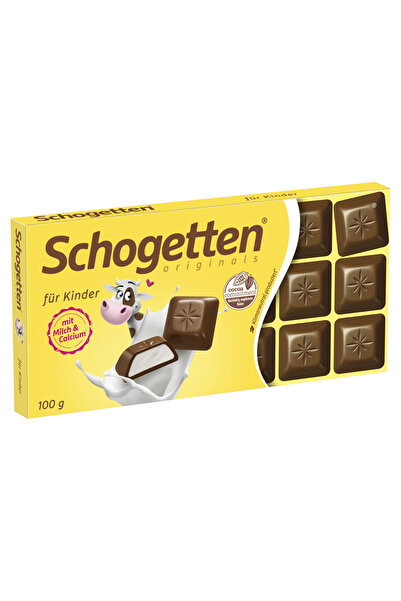 Schogetten Alman Çocuklar sütlü çikolata 100g