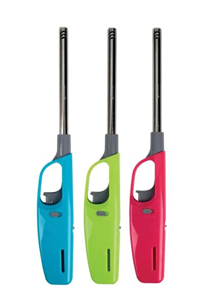 lawrenceshop 1 Adet Kamp Ocak Çakmağı Uzun Mutfak Çakmağı Farklı Renklerde