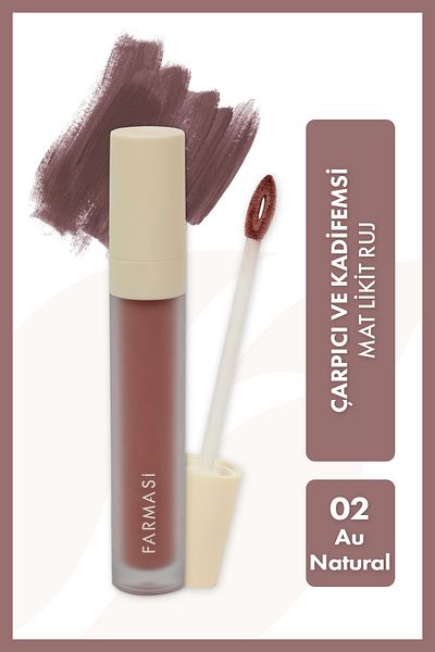 Farmasi Matte Liquid Lipstick 02 Au Natural