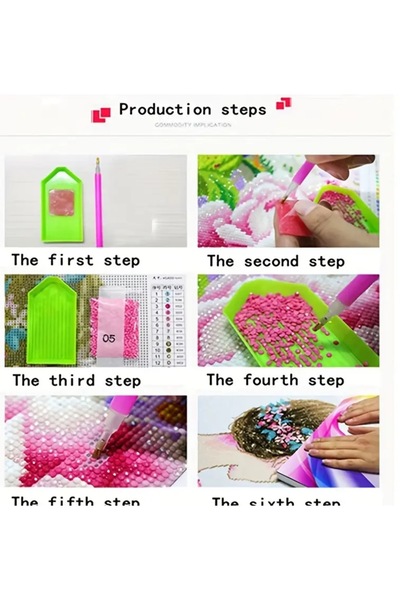 Element 5 d kendin yap Elmas mozaik tablo 30 cm x 40 cm