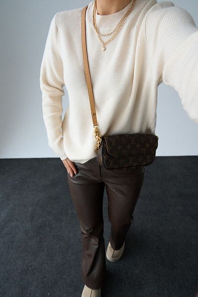 Nisantasimoda Women's Crew Neck Knitwear Sweater