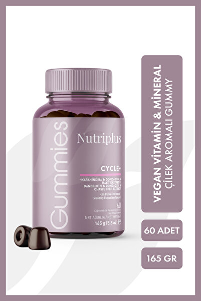 Farmasi Nutriplus Cycle Gummy Çilek & Lime Aromalı 60 Adet