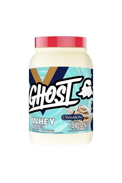 Ghost 100% Whey Protein, Cinnabon, 2 LB, Whey Protein