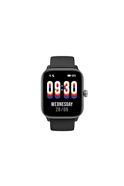 X-Level X-wearlife Amoled Ekran 3d Animasyon Özellikli Bluetooth Aramalı Siyah Akıllı Saat