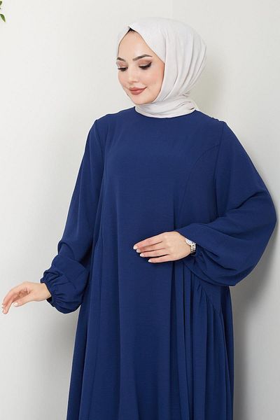 katalya Rochie Hijab Ayrobin Souffle - Bleumarin