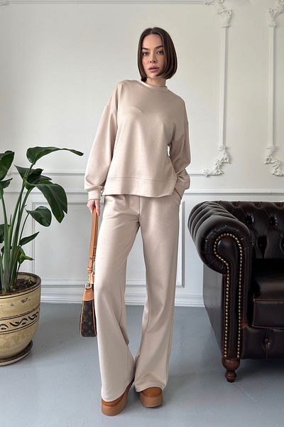 MAGARDE Original Crew Neck Basic Set - Beige