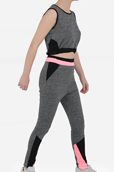 Slazenger DESI IN Çocuk  Koyu Gri Tayt Takım