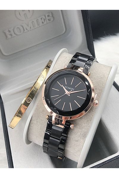 Homies Women's Watch New Season with Steel Bracelet Gift Hmse- 202062204