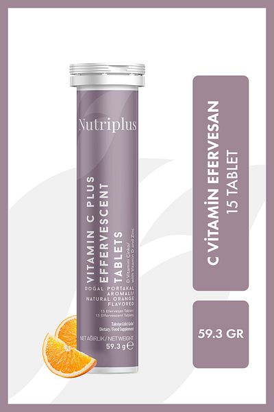 Farmasi NutriplusVitaminC - 15 Effervescent Tablets
