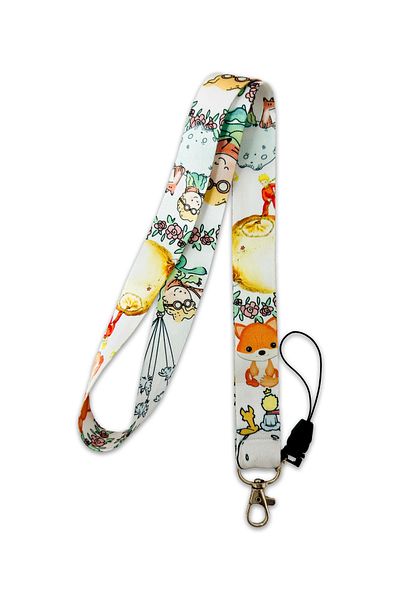 PABALAS The Little Prince Pattern Neck Lanyard Strap Name Badge Holder-Phone Strap