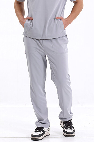 Brl Üniforma Medimen sive muške hirurške pantalone - jednostruki donji deo, s...
