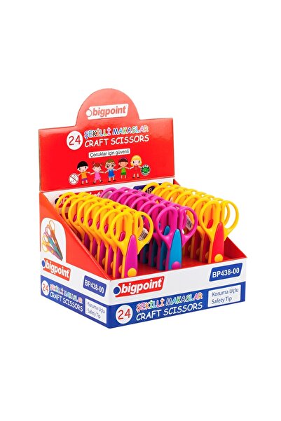 Bigpoint School Scissors Shaped 24 Pack