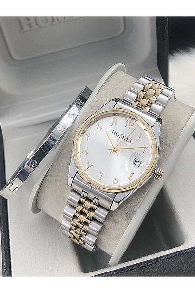 Homies Women's Watch New Season with Steel Bracelet Gift Hmse- 202062206