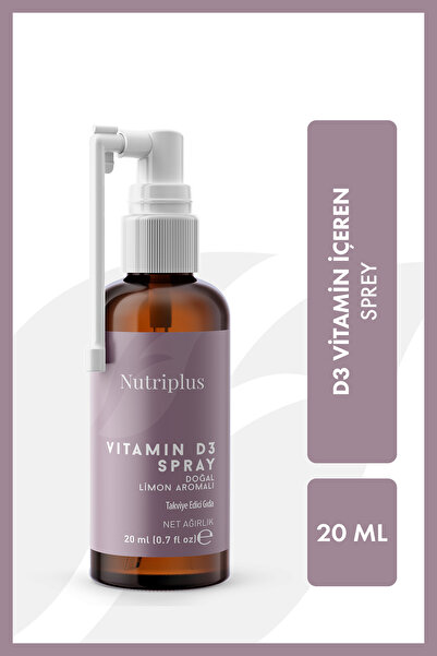 Farmasi Nutriplus Vitamin D3 Sprey Limon Aromalı 20 ml