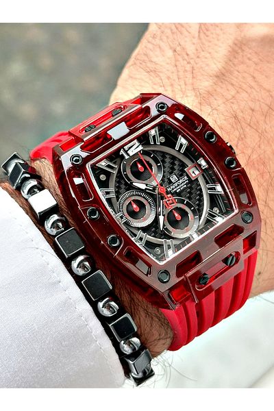 Naviforce Men's Wristwatch and Bracelet Gift