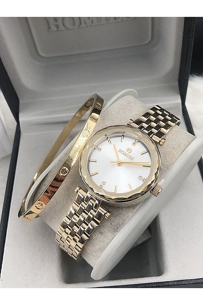 Homies Women's Watch New Season with Steel Bracelet Gift Hmse- 202062200
