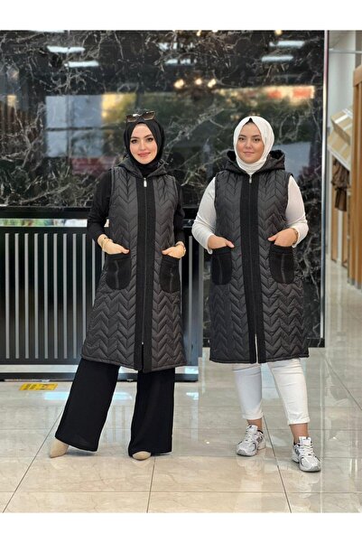 UYSAL Меліс Капітоне Жилет Чорний