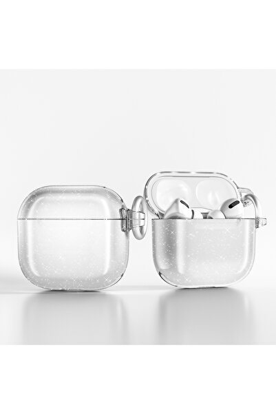 UnDePlus Apple AirPods 4Th Generation - Sturdy Clear Glitter, Allstar Color C...