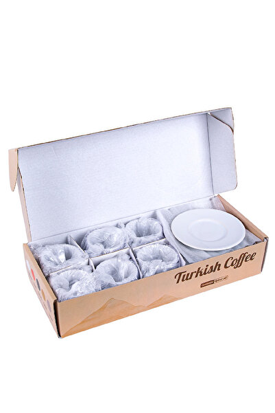 imo mug Firma logolu özel baskılı türk kahvesi fincan takımı 6'lı