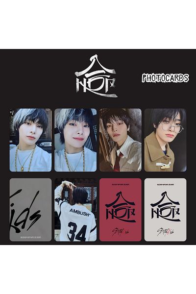 Kpop Dünyasi مجموعة بطاقات الصور من STRAY KIDS IN '' Skzhop Hiptape''