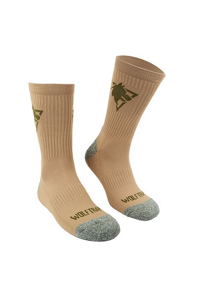 Wolftrap Tactical Coolmax Υφασμάτινες Χειμερινές Κάλτσες Χρώμα άμμου