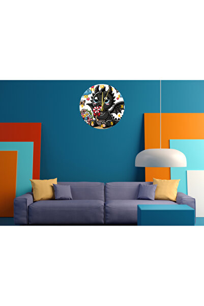 Ti Play Tİ-PLAY HEROIC DRAGON PUP 30X30CM CEAS DE PERETE MODERN DECORATIV ACR...