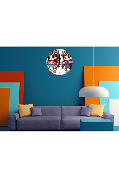 Ti Play Tİ-PLAY CRAZY PRINCESSES 30X30CM CEAS DE PERETE MODERN DECORATIV DIN ...