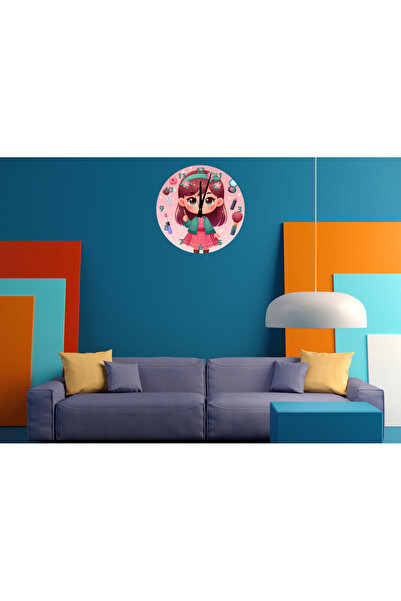 Ti Play Tİ-PLAY SMART PRINCESS 30X30CM CEAS DE PERETE MODERN DECORATIV ACRILIC