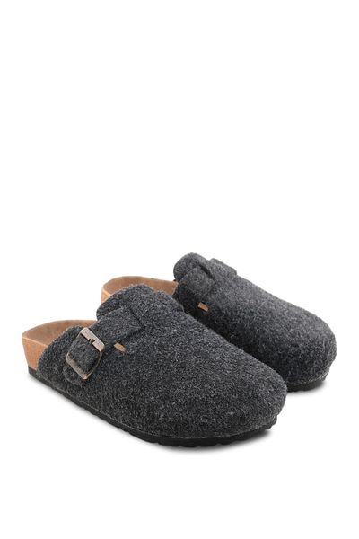 Slazenger Leo Felt Women's Slippers Dark Gray
