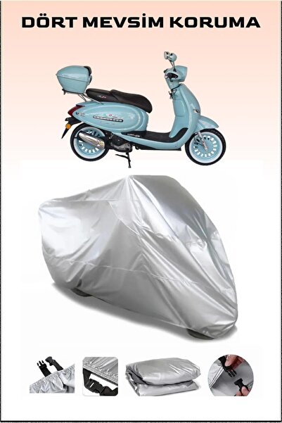 Breen ماركة دراجة نارية رمادية مقاومة للماء متوافقة مع Arora AR 50 Cappuccino...