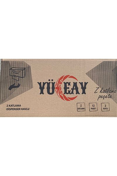 YÜCEAY Z Fold Dispenser Towel 12 Packs of 100