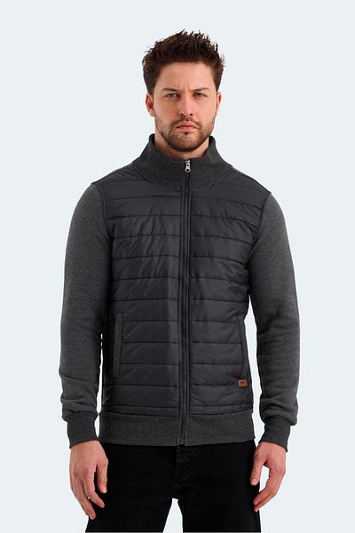 Slazenger Hanorac pentru bărbați cu imprimeu antracit