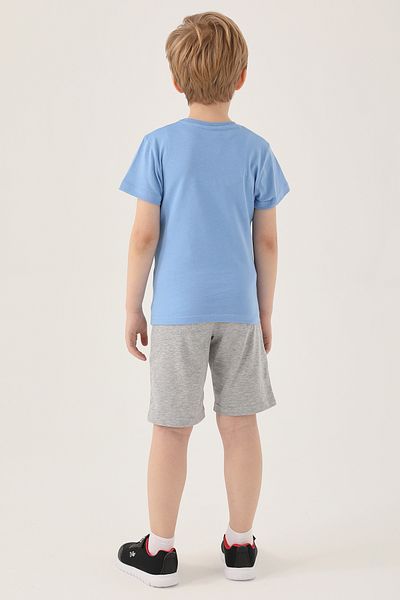Batman Boy's T-Shirt - L1580-2 Indigo