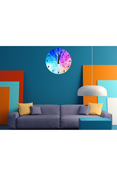 Ti Play Tİ-PLAY CERC DE CULOARE 30X30CM CEAS DE PERETE MODERN DECORATIV ACRILIC