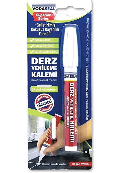 Vodaseal SS Tekli Derz Kalemi Beyaz