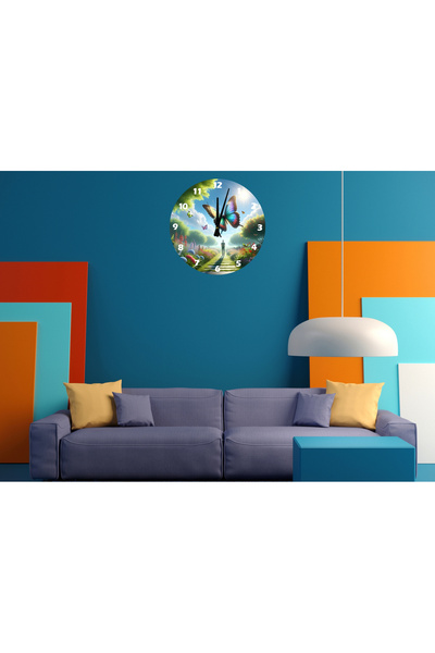 Ti Play Tİ-PLAY CA UN RAZBOI DE PENTRUȚE 30X30CM CEAS DE PERETE MODERN DECORA...