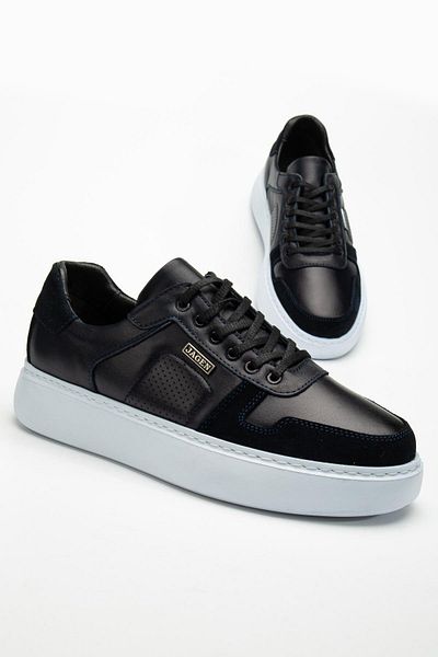 Dilimler Ayakkabı Men's Casual Navy Blue Suede Shoes - Genuine Leather and Thick Eva Sole