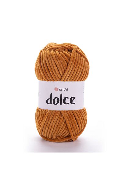 Yarnart Dolce - Βελούδινο Χειροποίητο Νήμα Μουστάρδα-854