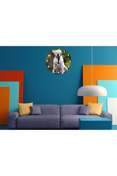 Ti Play Tİ-PLAY DOGO ȘI CĂțelul Lui 30X30CM CEAS DE PERETE MODERN DECORATIV A...