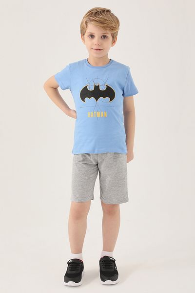 Batman Boy's T-Shirt - L1580-2 Indigo