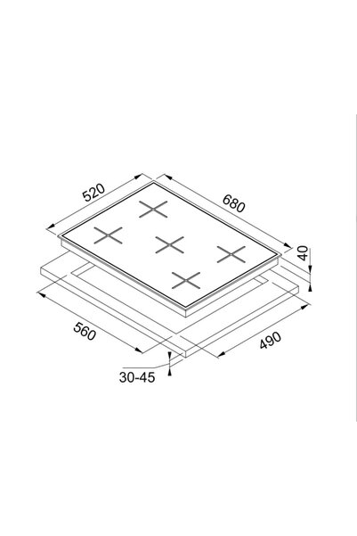Franke 106.0490.102- Fhns 705 4g Tc Bk C Siyah Ocak