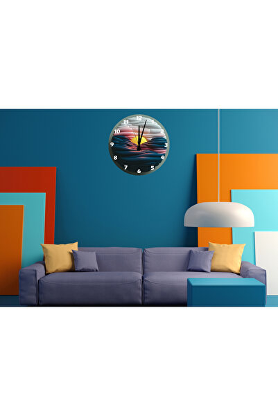 Ti Play Tİ-PLAY COLOR 30X30CM ΑΚΡΥΛΙΚΟ ΔΙΑΚΟΣΜΗΤΙΚΟ ΜΟΝΤΕΡΝΟ ΡΟΛΟΙ ΤΟΙΧΟΥ