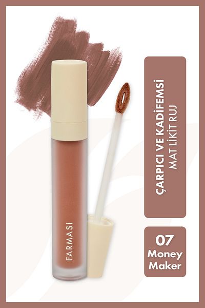 Farmasi Matte Liquid Lipstick 07 Money Maker