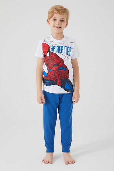SPIDERMAN Πιτζάμες για αγόρι - Spider Man D4757-3 Λευκό