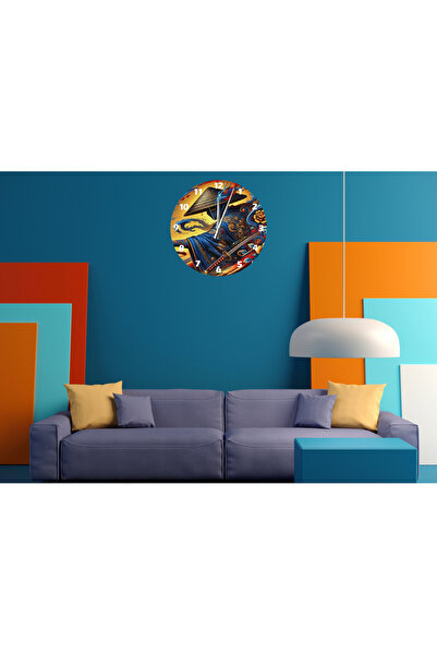 Ti Play Tİ-PLAY CEAS DE PERETE MODERN DECORATIV ACRILIC 30X30CM SĂBĂTĂ ȘI SAM...