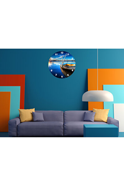 Ti Play Tİ-PLAY SANDAL VE UFUK 30X30CM CEAS DE PERETE MODERN DECORATIV ACRILIC