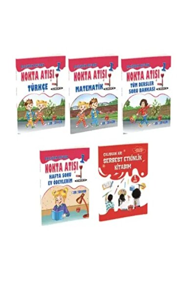 Çalışkan Arı Yayınları ÇALIŞKAN ARI 1.SINIF 2.DÖNEM NOKTA ATIŞI SET 5 KİTAP 2...