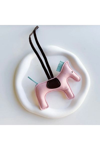 mos&more Pink Bag Ornament Accessory Keychain