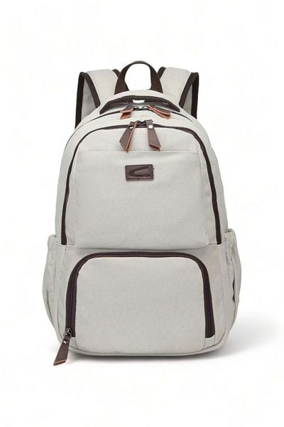 CACTİVE Cactive Canvas Beige Unisex Backpack Ctv1313