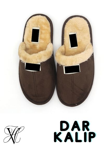 Vwear Unisex Soft Sole Fluffy Warm Lined Home Garden Bundle Slippers